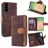 For Samsung Galaxy A56 5G Case RFID Blocking Color Splicing PU Leather Wallet Phone Cover