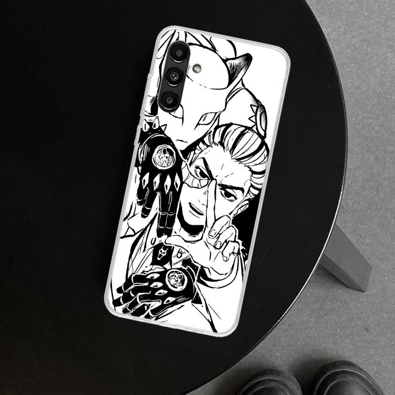 Чехол для телефона JoJo Кира Йошикаге Killer Queen для Samsung Galaxy A17 A16 A26 A36 A56 A57 A37 A15 A25 A35 A55 A14 A24 A34 A54