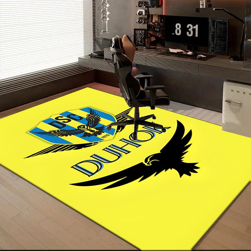 Duhok Dynamic Sports Emblem Rug Office Floor Mat - Machine Washable for Bedroom, bedroom, livingroom, Room Decor Fan Gifts Christmas