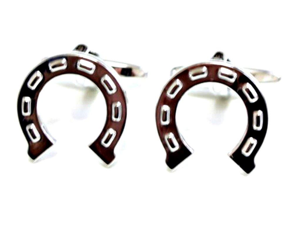 Запонки Kamakura Cufflinks Workshop Silver Horseshoe Cufflinks ah040 (Запонки)