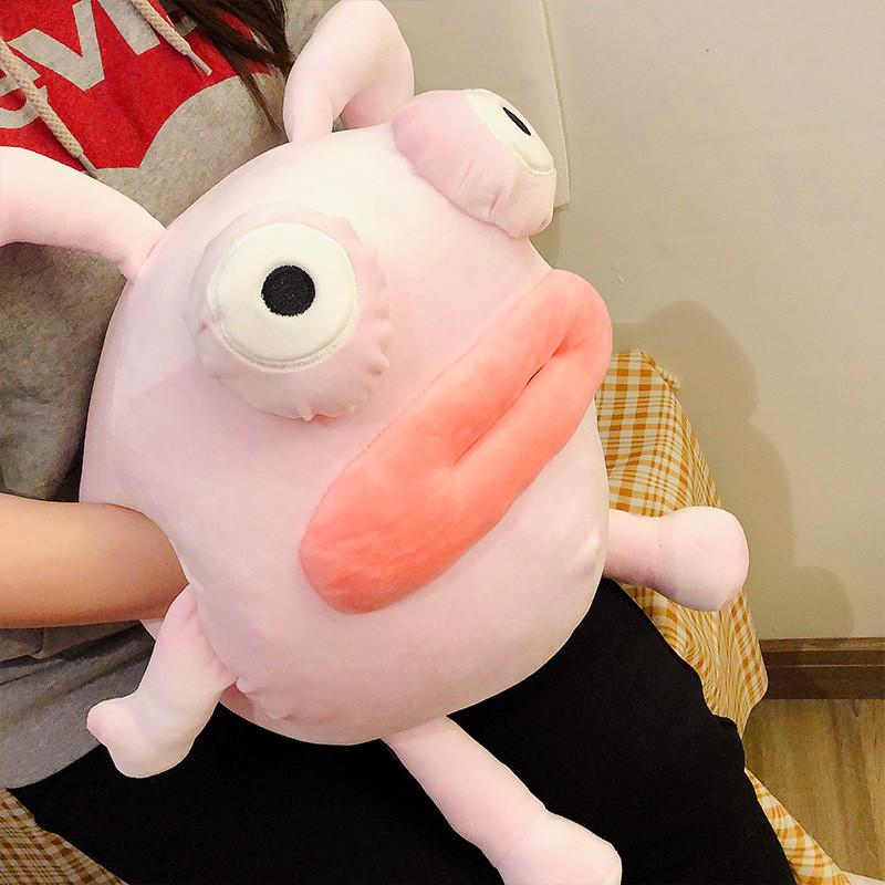 Плюшевые Игрушки-Сосиски для Рта Милая Мультяшная Подушка для Девочки Пародия Праздничные Подарки Куклы