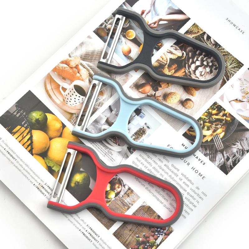 Многофункциональная картофелечистка, измельчитель фруктов и овощей, мини-терка для картофеля, набор кухонных принадлежностей разных цветов