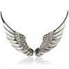 YIDELI Car Emblem 3D Feather Wings Wings Sticker Car Universal Metallic Seal Logo Metal