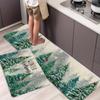 1Pcs Anti Fatigue Kitchen Rugs Forest Christmas Tree Waterproof Non-Slip Thick Cushioned Kitchen Mat Heavy Duty Comfort Standing Mat for Kitchen