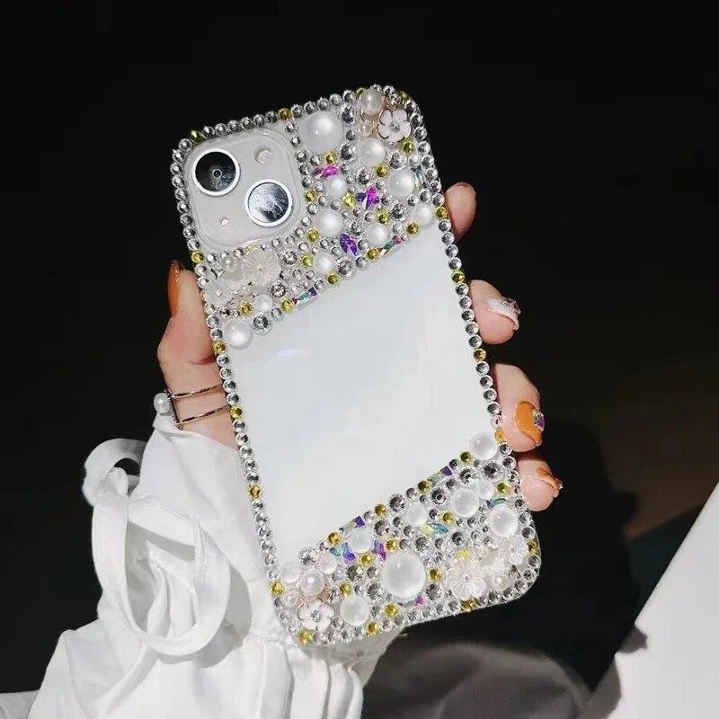 Металлический чехол-держатель с кольцом на палец для iPhone 15 14 13 12 11 Pro Max с блестящим бриллиантом чехол для Samsung S24 S23 S22 Ultra S20 A34 A14 A34 A54 A55 A33 A53
