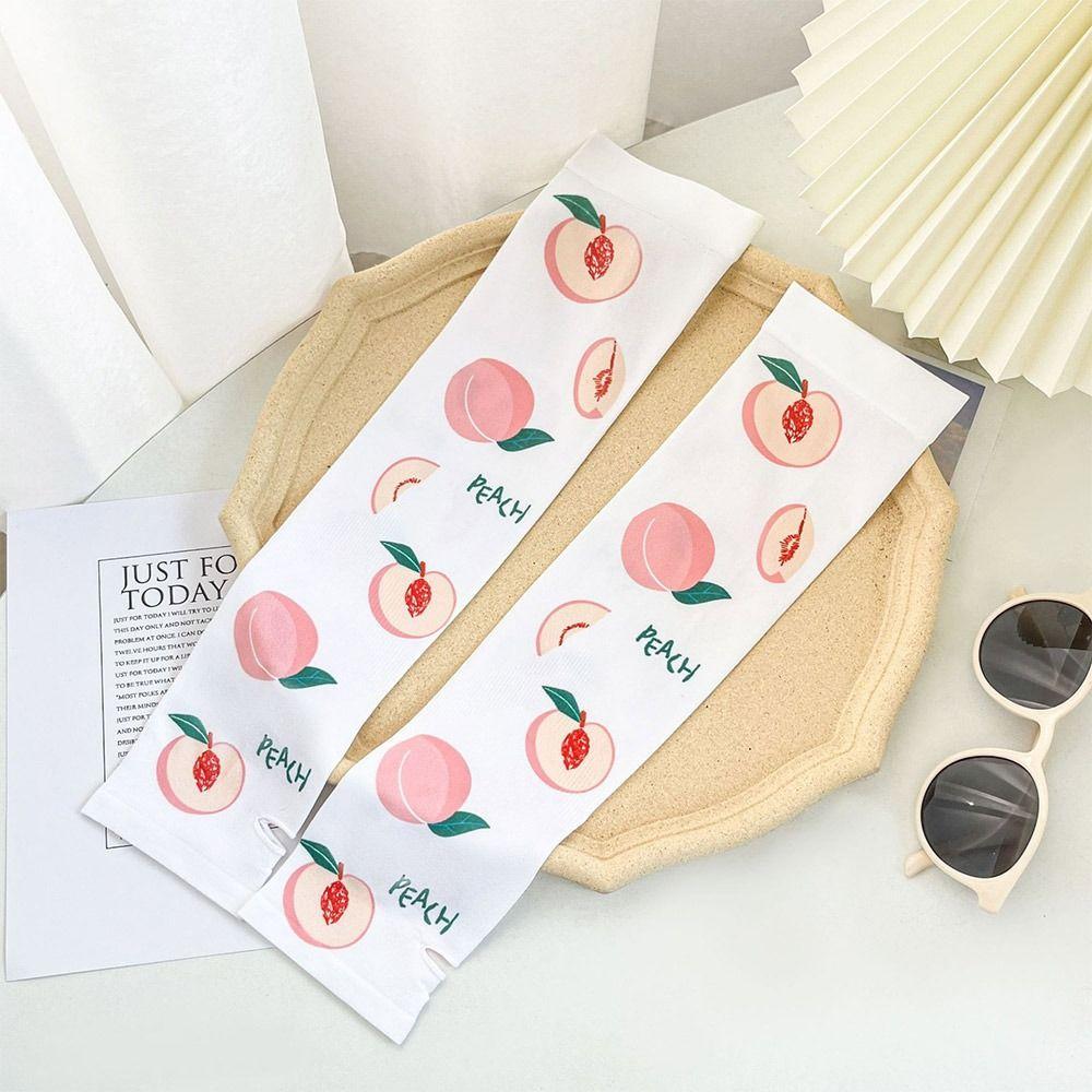 Велосипедные митенки Эластичные налокотники Женские перчатки Рукав из ледяного шелка Солнцезащитные перчатки