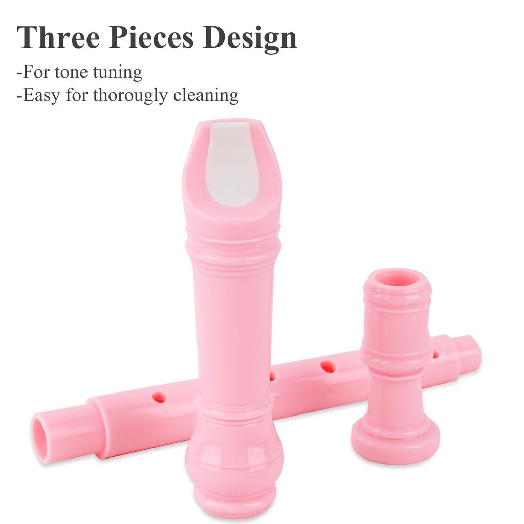 Блокфлейта сопрано Jasenna для начальной школы, тональность C, сопрано, чистка, аппликатура, кожаная сумка для хранения, студенты, начинающие, 8-дырочная блокфлейта, палочка,