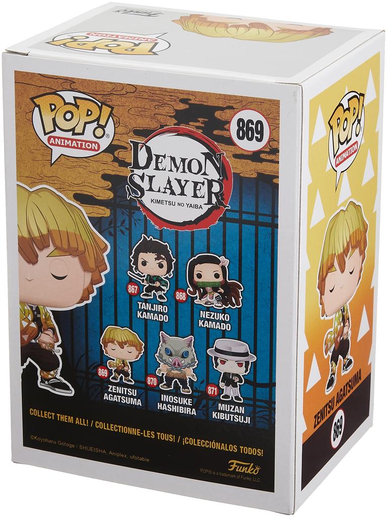 Funko Demon Kimetsu no Yaiba Zenitsu Agatsuma POP! Убийца анимаций