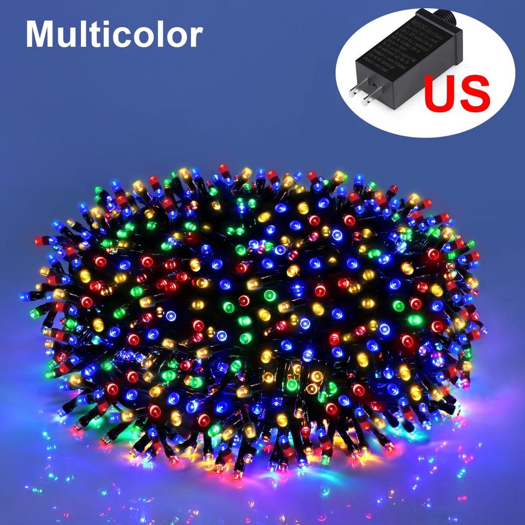 Christmas Lights 10M 20M 30M 50M 100M Decorative LED String Fairy Light Outdoor Garland Lamp For Wedding Holiday Garden Lighting 220V 110V