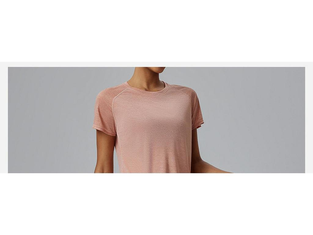 Women's Breathable Quick-Dry Mesh Short Sleeve Yoga Top – Loose Fit Fitness Training T-Shirt