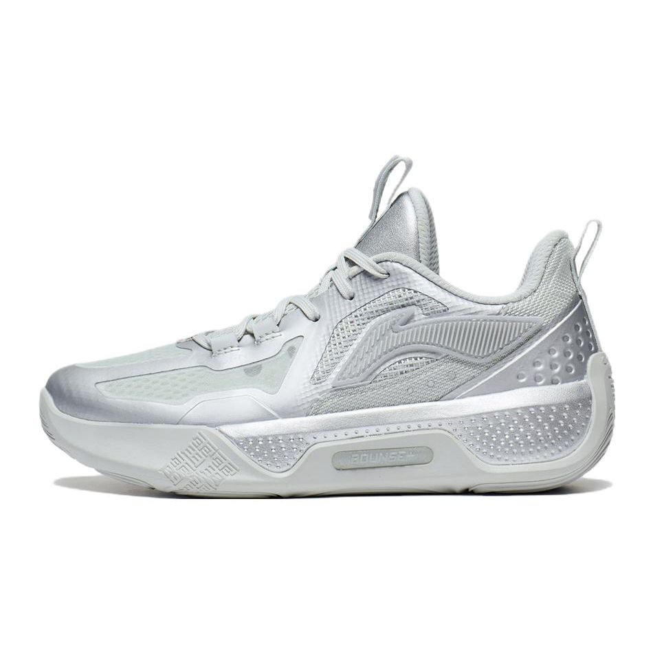 Li Ning Teen Childrens Shadow Bounce Technology Non-Slip Shock Absorbing Durable Lightweight Rebound Low-Top Childrens Basketball Shoes YKBT054-9