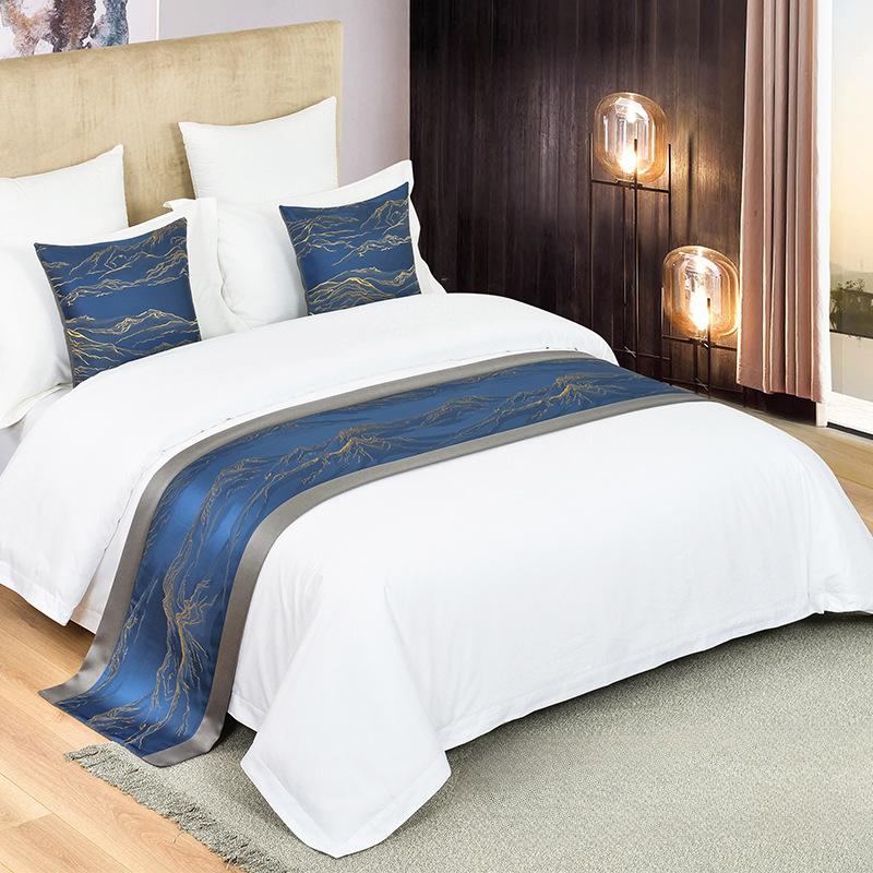 Ширина 50 см, новое гостиничное прикроватное полотенце, хит продаж, яркий стиль, покрывало в горах, кровать с флагом, полотенца, одеяла для проживания в семье