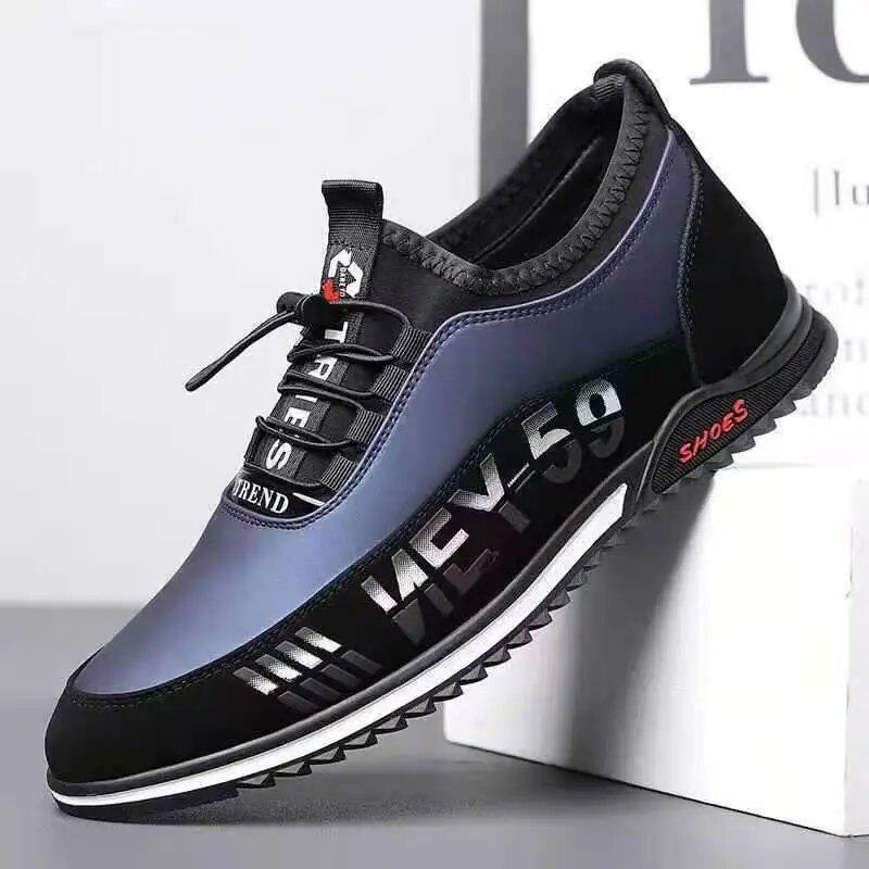 Мужская повседневная обувь, модные дышащие британские мужские кроссовки, новые весенние спортивные удобные туфли на плоской подошве для вождения, обувь в горошек