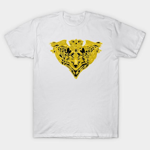 T Shirt Women Wolf Raven Harajuku Print Kawaii Tshirt Summer Short Sleeve Female T-Shirt Top Tee