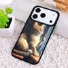Ударопрочный чехол для телефона 'Курящий кот' для iPhone 17 Air 16e 15 11 12 14 13 Pro Max Чехол Coque