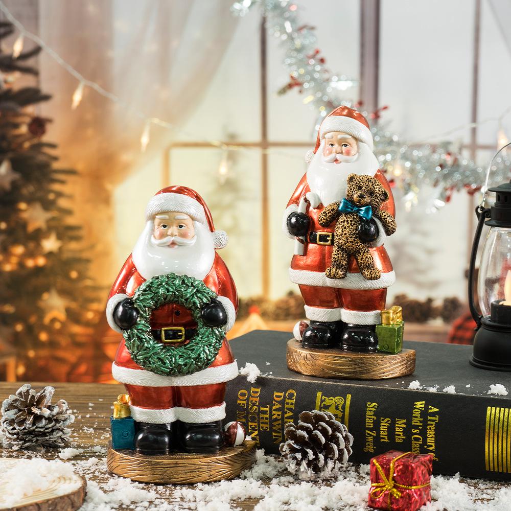 Новые товары, украшения Санта-Клауса, предметы интерьера, Рождество, рождественские украшения, украшение атмосферной сцены, изделия из смолы