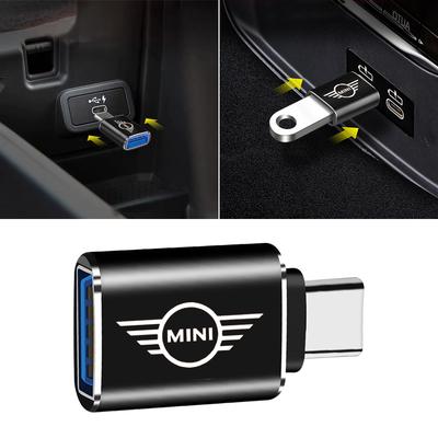 1 шт. Автомобильный USB Type C кабель-конвертер Адаптер для зарядки Автоаксессуары для MINI Cooper Countryman Clubman F54 F56 F55 F60 R60 R61