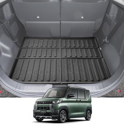 Коврик в багажник LANGBEAN для Mitsubishi Delica Mini 3D Водонепроницаемый TPE Легкий и Детали для кастомизации интерьера Delica Mini B34A/B35A/B37A/B38A, Нескользящий коврик,