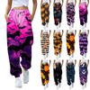 Women's Casual Fashion Halloween Printed Leisure Pants Sweatpants Trousers Drawstring Elastic Waist Drawstring Drawstring Pants