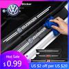 2026 Горячие Для Volkswagen VW 5 шт. Логотип Автомобиля Накладки на Пороги Защитные Наклейки от Царапин Для VW R-Line GTI Golf 6 7 Polo CC