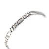 Les Trésors De Lily [L3823] - Rhodium-plated 'Identity' Silver Curb Chain - 18 Cm 4 Mm