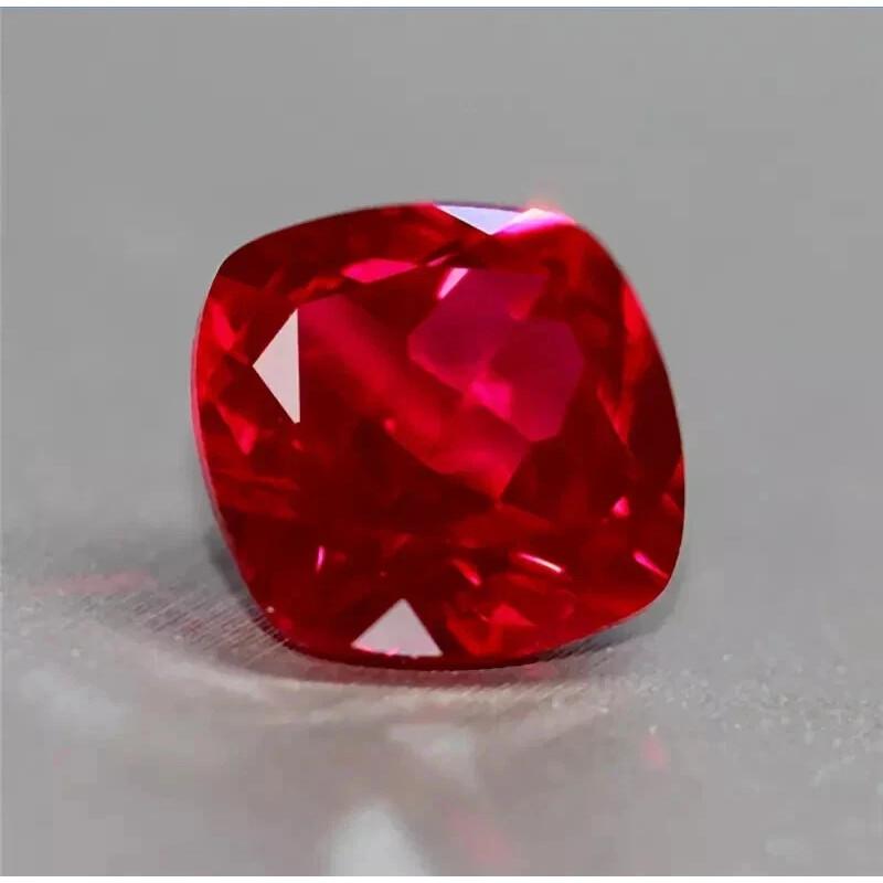 Natural Mozambique Red Ruby Cushion 11-13 Stunning Certified Loose Gemstone