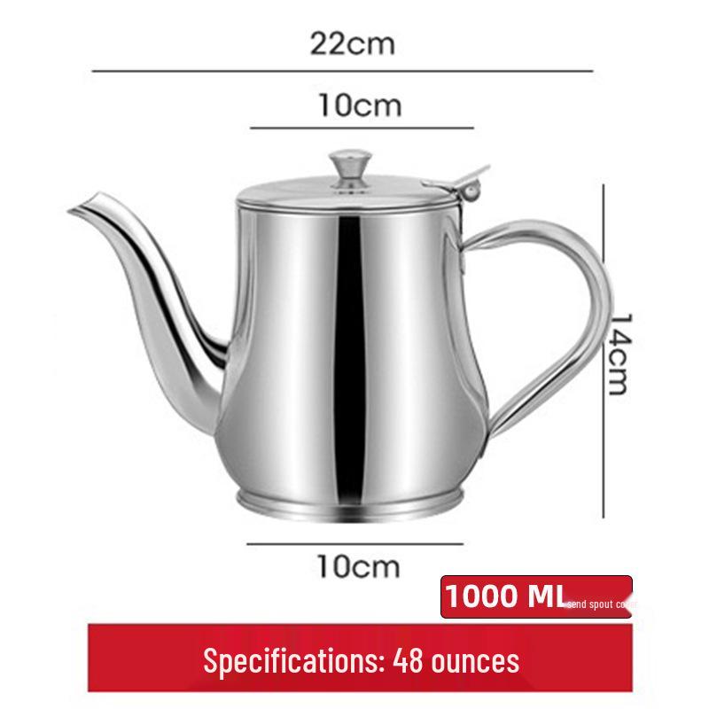 Бутылка-дозатор для масла и уксуса из нержавеющей стали, герметичная - Маленький кухонный контейнер с контролем унций