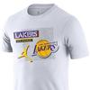 Jordan Мужская баскетбольная футболка Dri-Fit NBA Los Angeles Lakers с принтом, белая DA6629-100