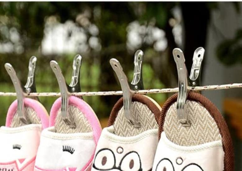 ASK Нержавеющая сталь Упаковка Ржавчина Прачечная В помещении На открытом воздухе 6 Прищепок типа А, Средние, 9 см, 20, Зажимы, Щипок, Устойчивые, Прочные, Ветрозащитные,