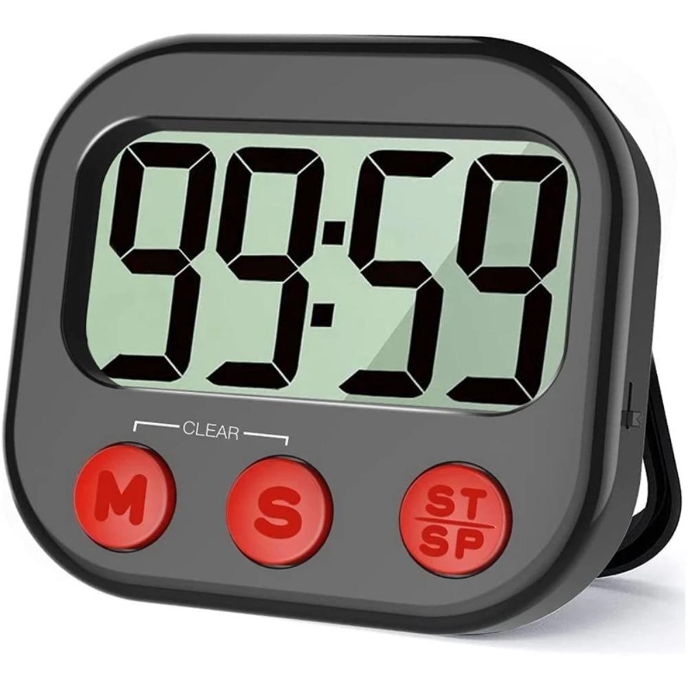 Stopwatch Visual Countdown Timer LCD Screen Alarm Clock Home Office Study Tool