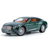1/24 Bentley Continental GT Модель автомобиля Литой игрушечный автомобиль Коллекционные игрушечные транспортные средства с инерционным механизмом(черный)