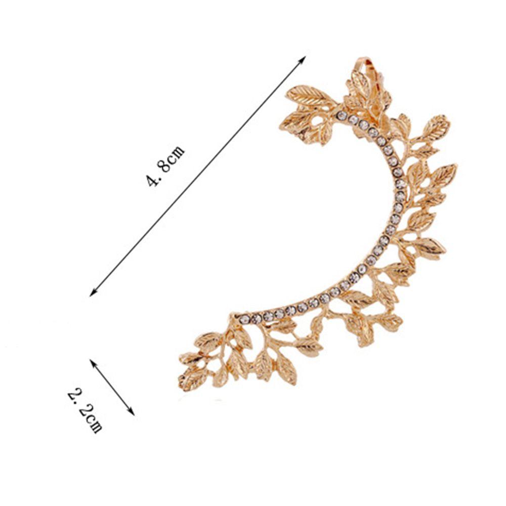 Элегантные женские/леди серьги-гвоздики в форме листа с кристаллами и стразами для женщин, серьги-клипсы для вечеринок