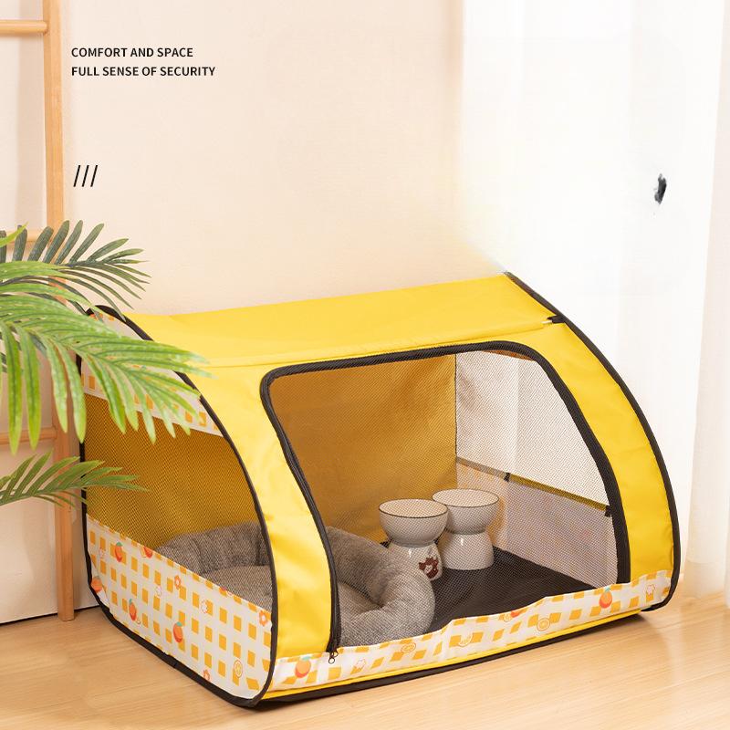 Кошачья родильная комната Кошачья будка Родильная комната для домашних животных Большое пространство для кошек Складная палатка-ограда для домашних животных Товары для кошек