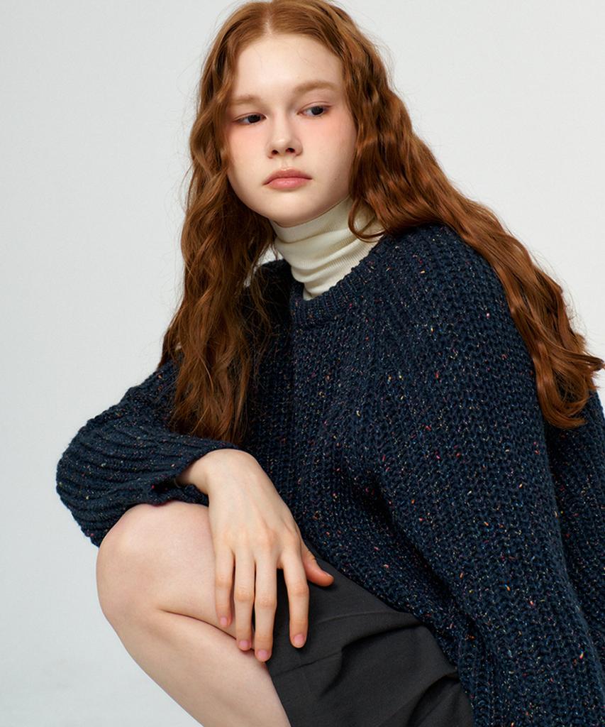 RAVEROUS Fancy Yarn Knit_Navy