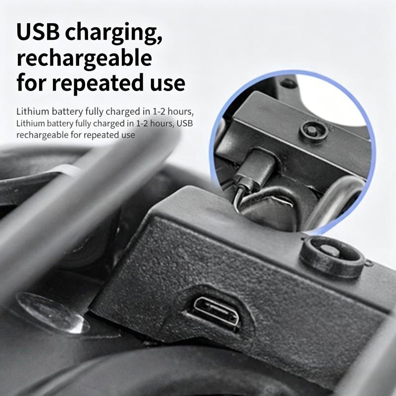 Велосипедный USB-предупреждающий задний фонарь Мягкая дышащая прочная велосипедная лампа для горной дороги Комьютера Безопасность ночной езды