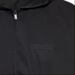 Fear of God Essentials Poly Twill Bomber Hoodie 'Jet Black' Men's 202SP258020F