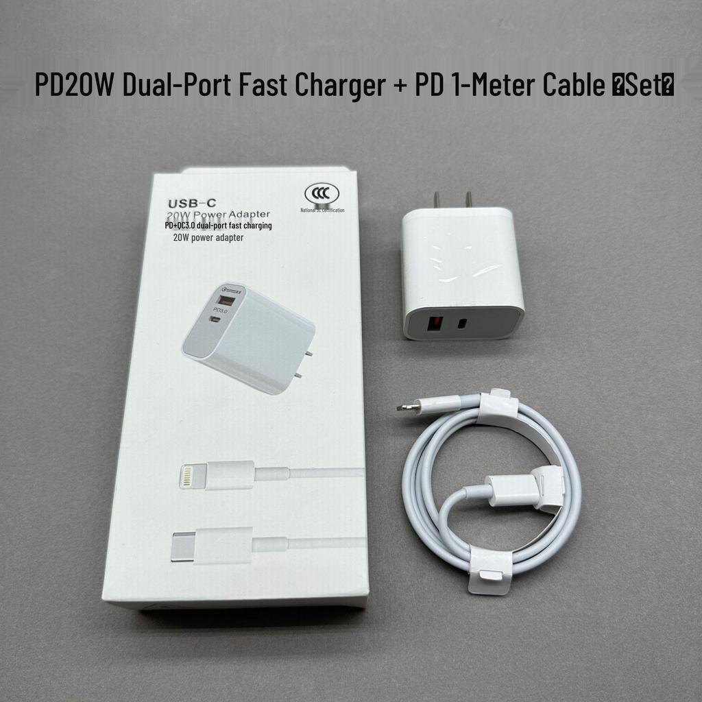 Быстрое зарядное устройство PD 20 Вт для телефонов Android, Apple, Huawei - Сертифицировано 3C