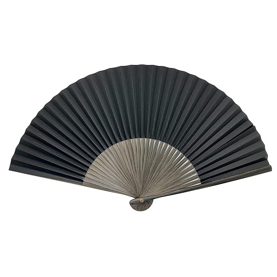 [Hanakanzashi] Folding Fan Men's Choju-giga Sensu Paper Fan with Fan Case Fan Set 22cm Japanese Patt