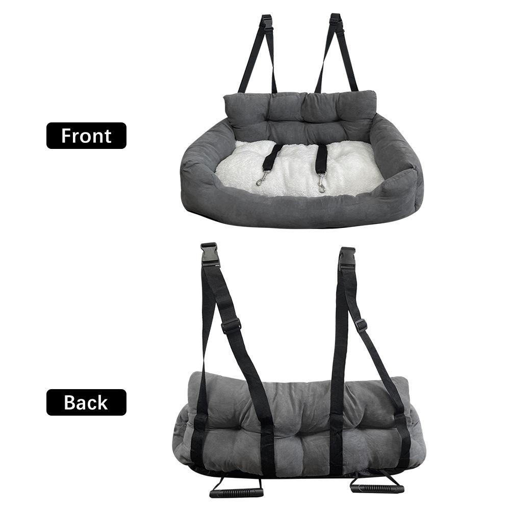 Автокресло для собак с ремнем безопасности, автомобильные сиденья-бустеры для маленьких/средних собак и кошек, универсальные