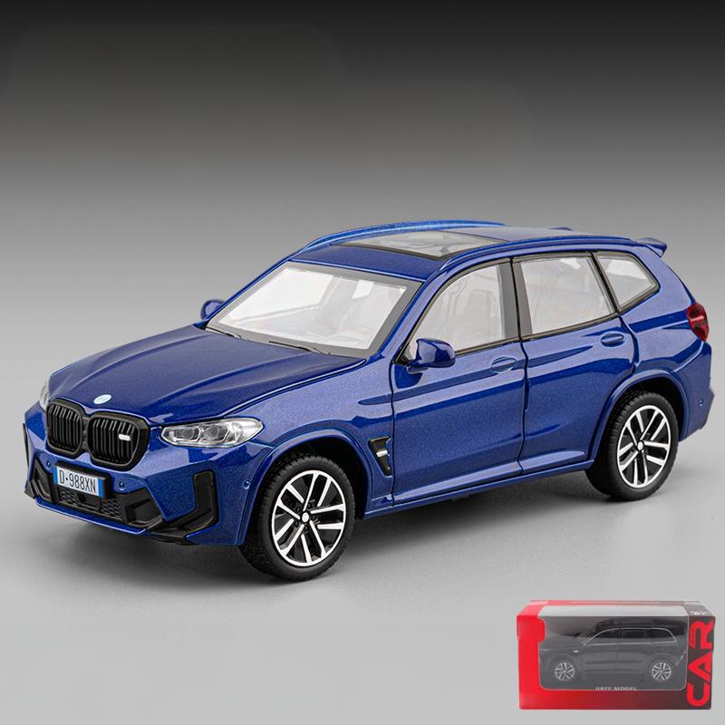 1:32 BMW X3M X3 IM Внедорожник Металлический Литой Модель Автомобиля Звук и Свет Детская Игрушечная Машинка Высокая Симуляция Украшение Праздничный Подарок