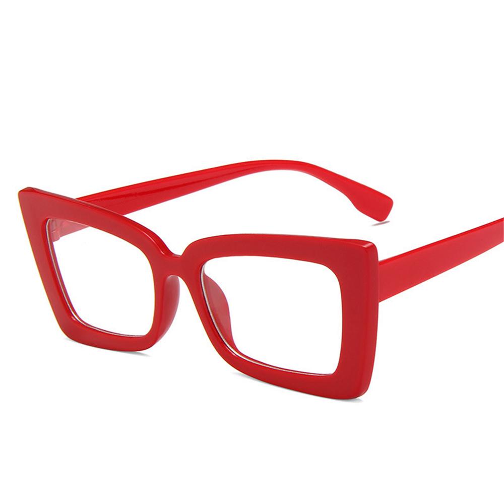Квадратные очки оверсайз Очки с защитой от синего света Очки с большой оправой Очки для близорукости Очки с плоским светом Прозрачные очки Очки