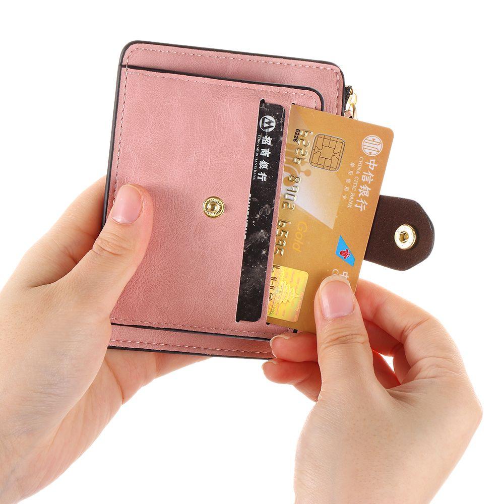 Модный деловой кошелек для монет, удостоверение личности, кредитный чехол, кожаный маленький кошелек, держатель для карт