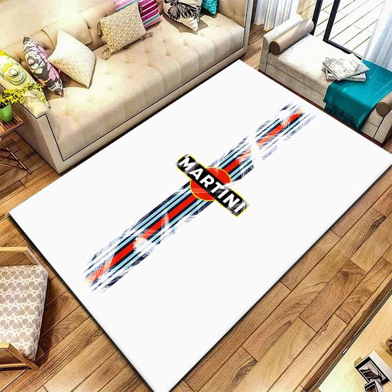 Martini Racing Carpet Rug for Living Room Bedroom Home Sofa Decoration,Kids play Non-slip Floor Mat