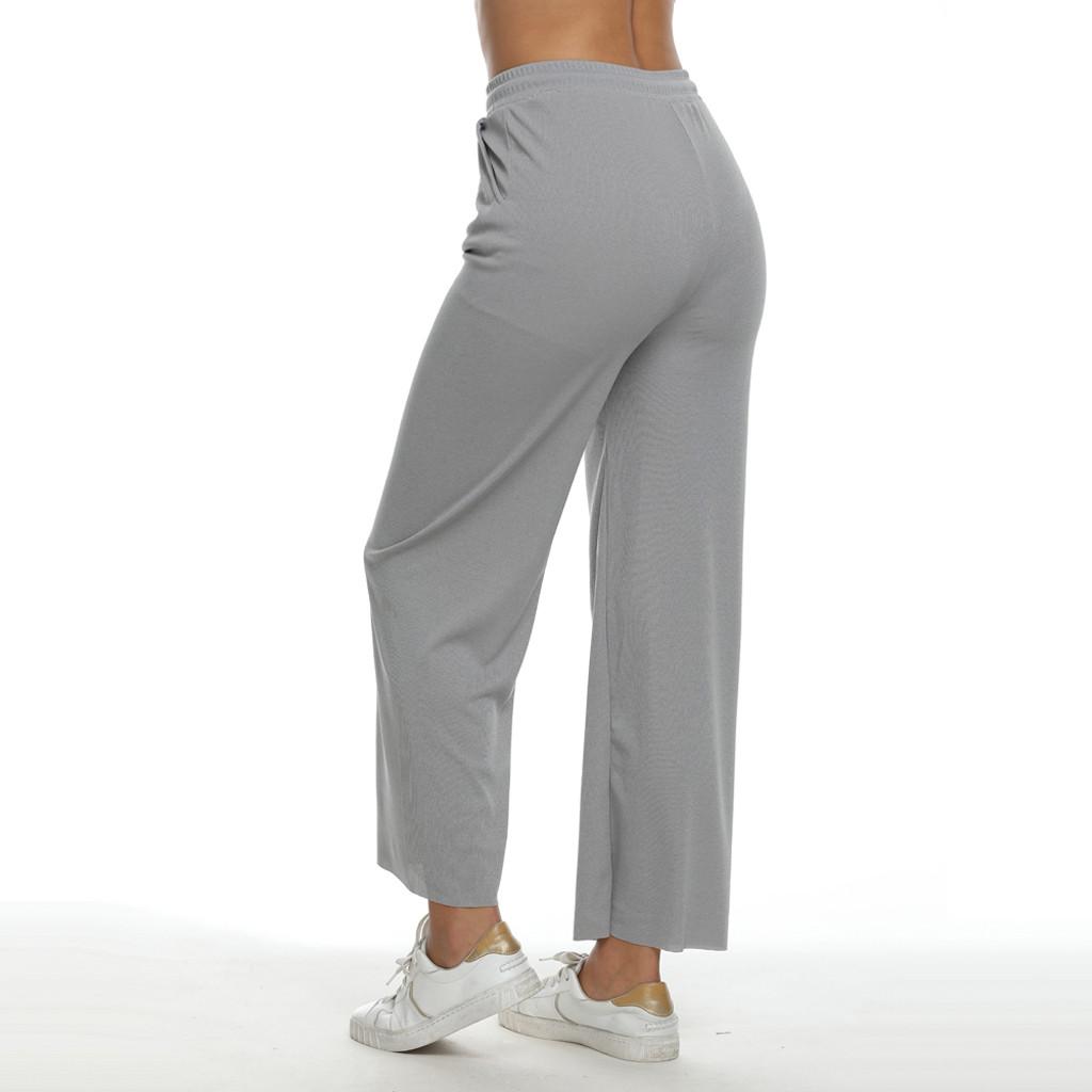 Women's  Color Casual  Loose Super Elastic Large Casual Pants Trouser