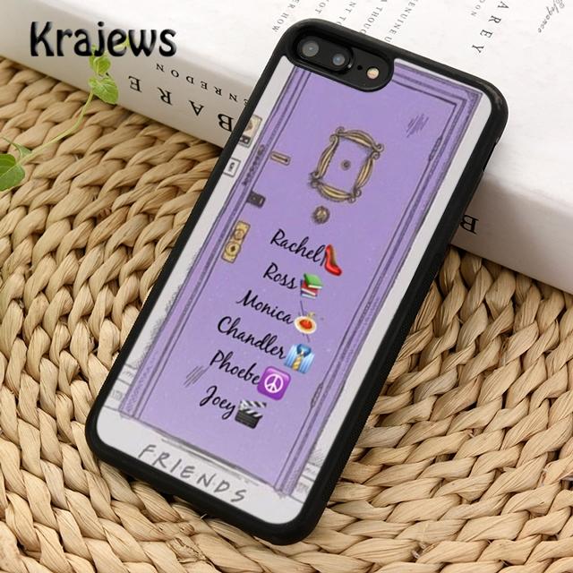 Krajews Сериал Друзья Чехол для Домофона Накладка для iPhone 17 Air 16 15 14 plus 12 13 pro max чехол Оболочка Fundas