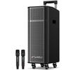 Портативная караоке-колонка SANSUI с беспроводным микрофоном, штекер CN (адаптер в комплекте)