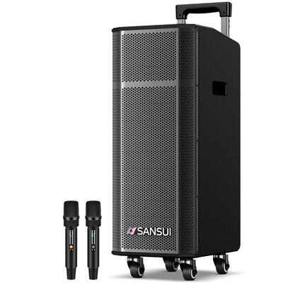 Портативная караоке-колонка SANSUI с беспроводным микрофоном, штекер CN (адаптер в комплекте)
