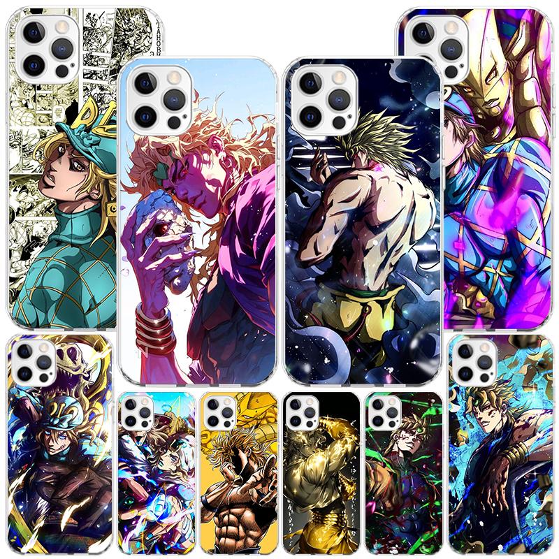 Чехол для телефона JoJo Adventure Dio Diego Brando Для iPhone 17 Air 16 Pro Max 16E 15 + 14 Plus 11 12 13 Mini 7 8 SE Подарок Печатная Крышка F
