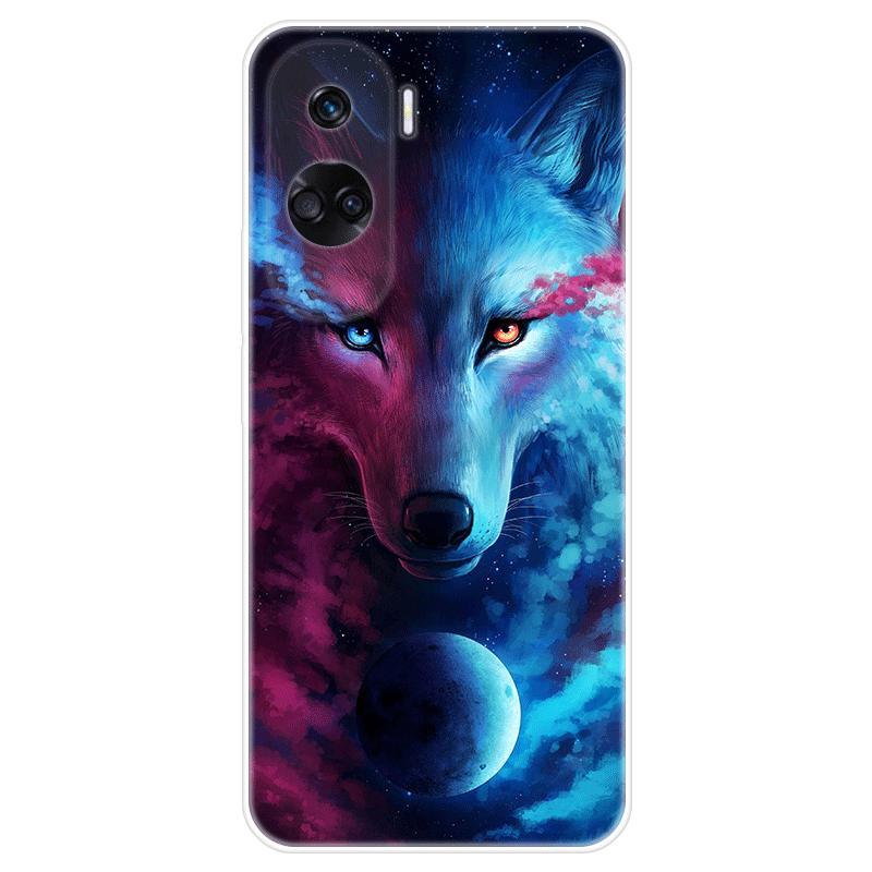 Для Honor 90 lite Honor90 lite чехол Мягкая силиконовая задняя крышка Мультяшный чехол для телефона Модный