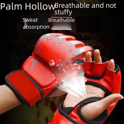 Перчатки для бокса санда ММА: Толстая, износостойкая соревновательная экипировка